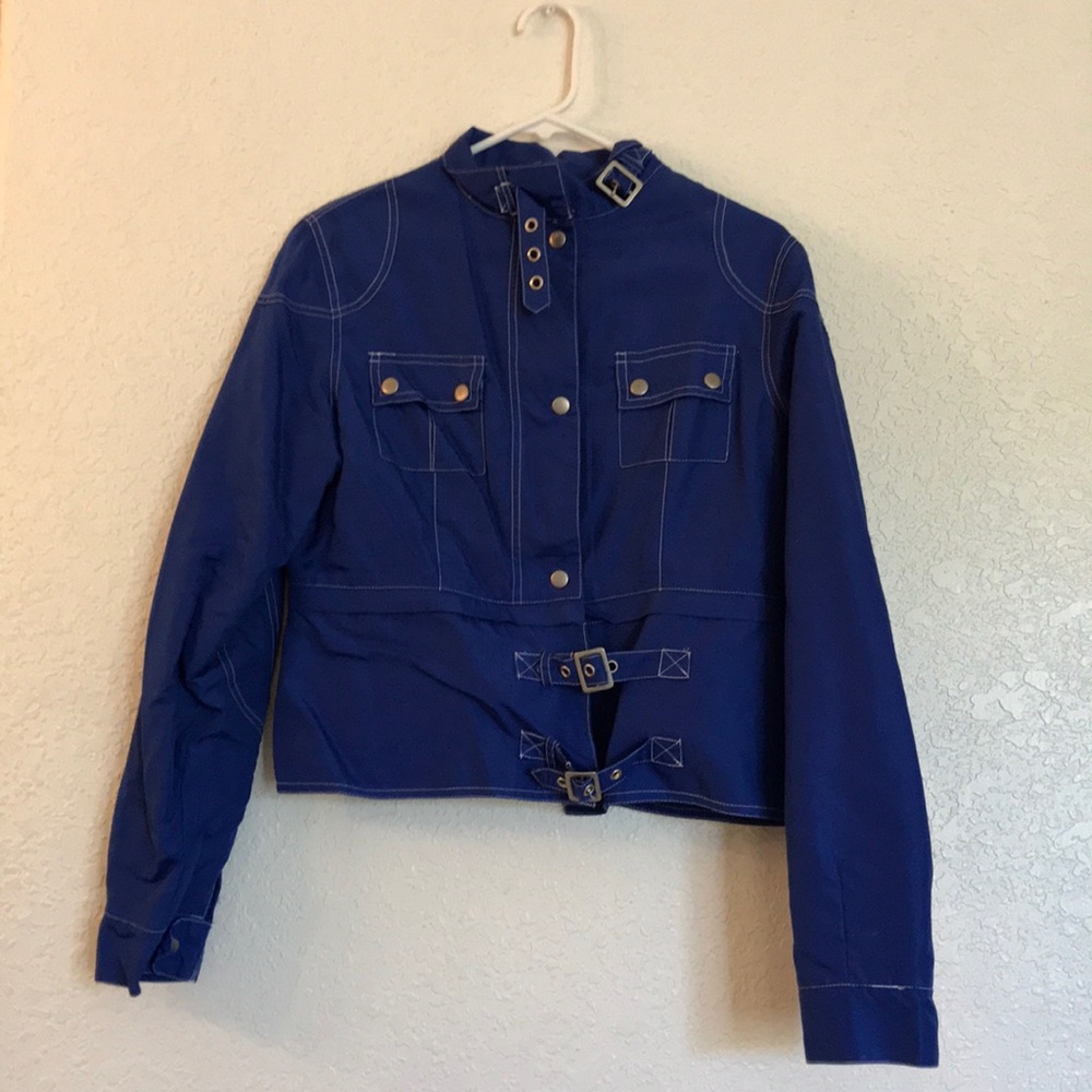Cropped blue jacket Size Medium
